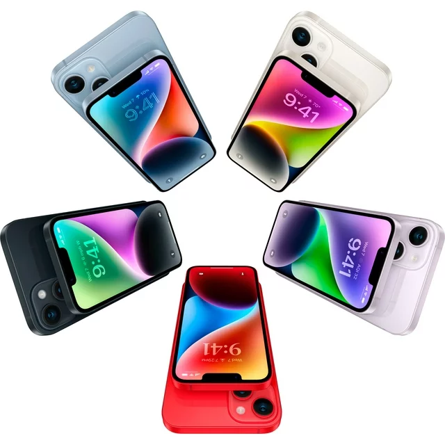 Restored Apple iPhone 14 Plus - Carrier Unlocked -128GB Starlight - MQ3T3LL/A (Refurbished)